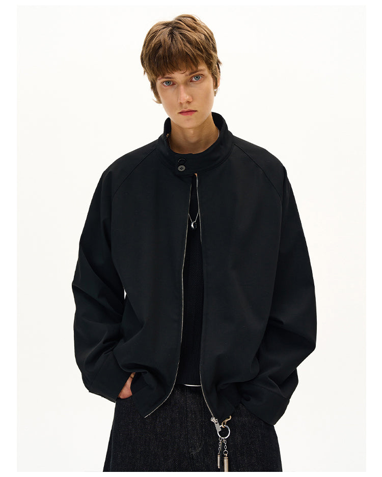 MADWITCH MINIMALIST STAND COLLAR JACKET #C265Q25