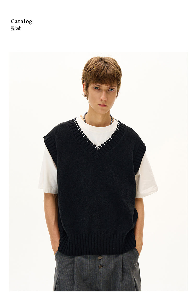 MADWITCH KNIT VEST WAISTCOAT #27384