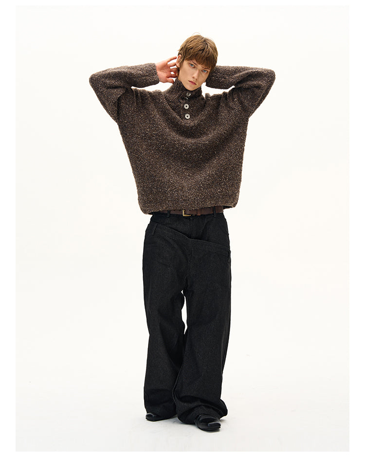 MADWITCH THERMAL KNIT SWEATER #DF8453