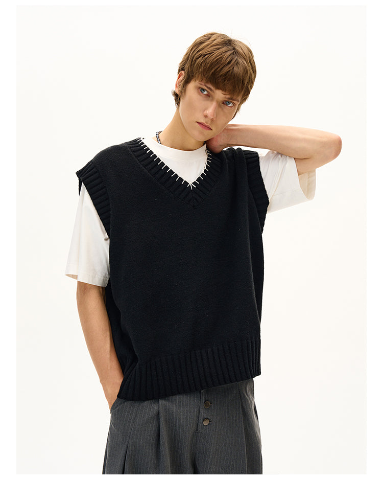 MADWITCH KNIT VEST WAISTCOAT #27384