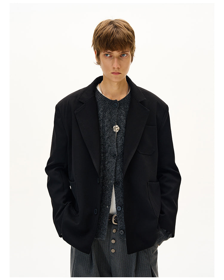 MADWITCH SOLID COLOR BLAZER #AW25048
