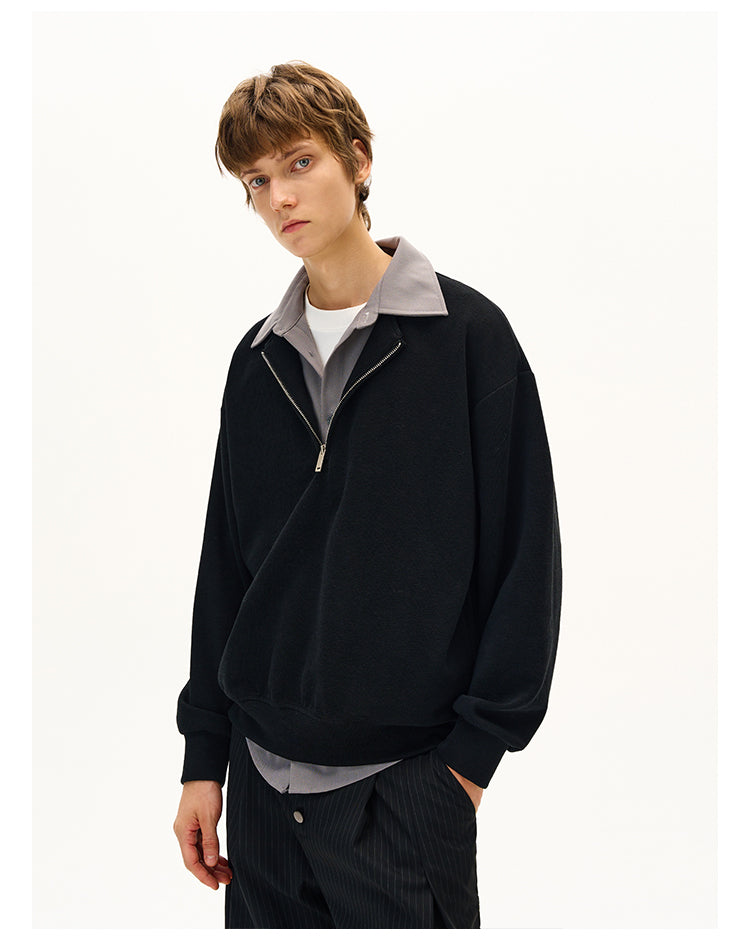MADWITCH CASUAL PANELED SWEATSHIRT #C329Q25