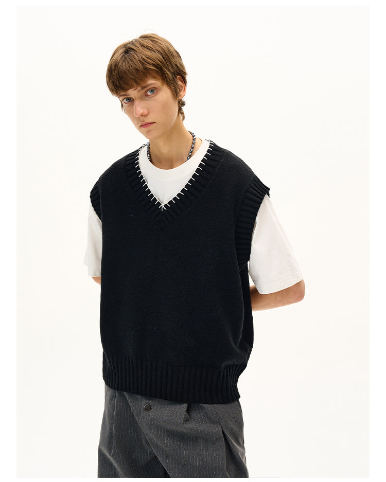 MADWITCH KNIT VEST WAISTCOAT #27384