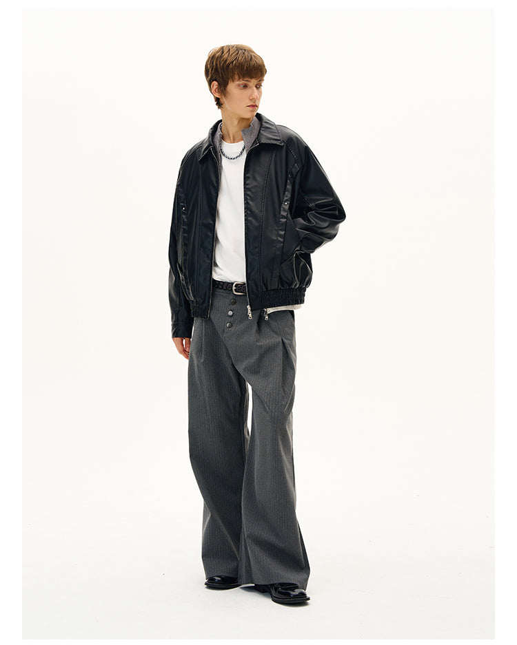 MADWITCH RETRO MOTORCYCLE COAT #C327Q25