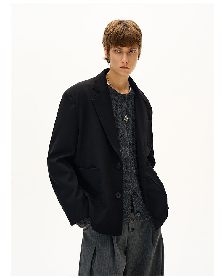 MADWITCH SOLID COLOR BLAZER #AW25048