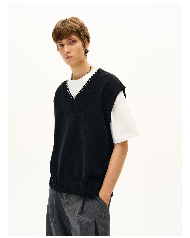 MADWITCH KNIT VEST WAISTCOAT #27384