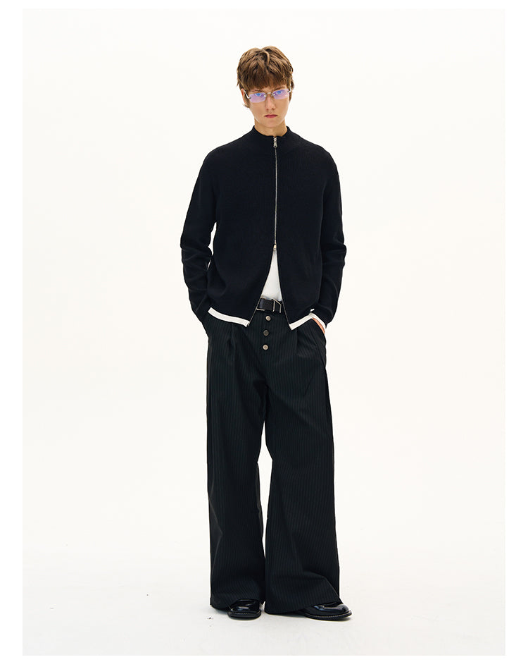 MADWITCH BUTTON-FRONT CARDIGAN COAT #MFY226