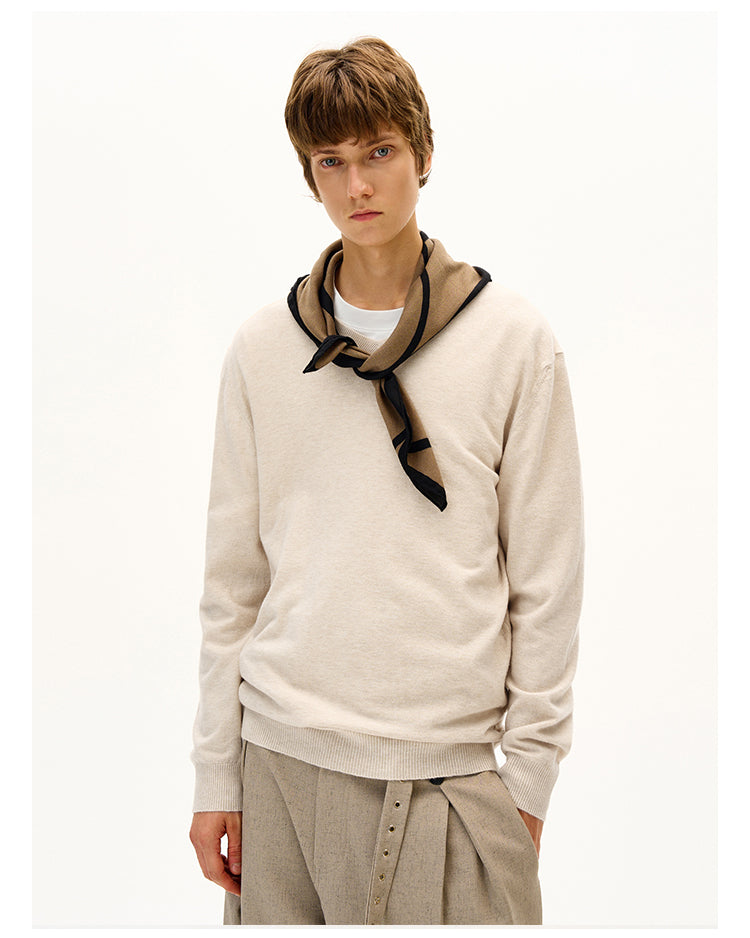 MADWITCH VINTAGE V-NECK WOOL SWEATER #M6662
