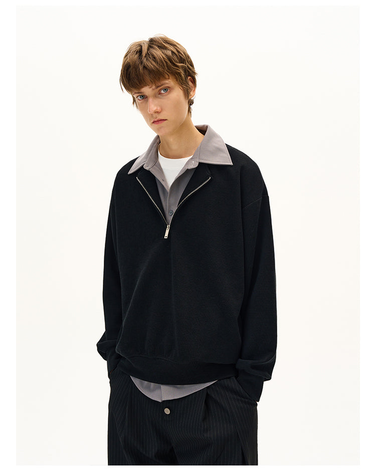 MADWITCH CASUAL PANELED SWEATSHIRT #C329Q25