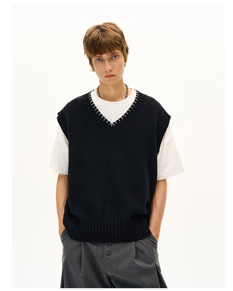 MADWITCH KNIT VEST WAISTCOAT #27384