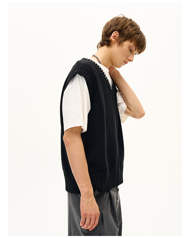 MADWITCH KNIT VEST WAISTCOAT #27384