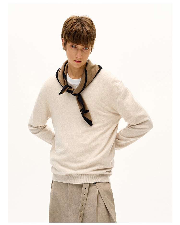 MADWITCH VINTAGE V-NECK WOOL SWEATER #M6662