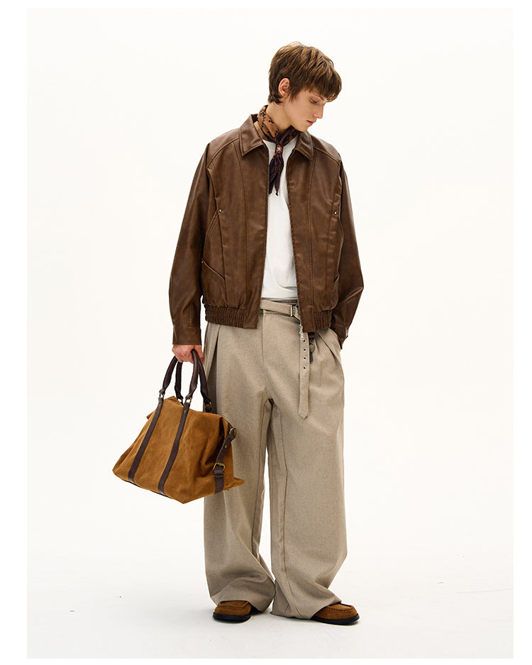 MADWITCH RETRO MOTORCYCLE COAT #C327Q25