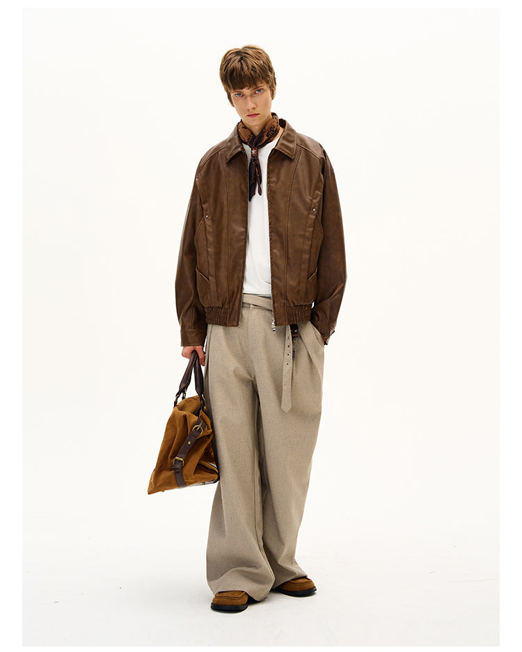 MADWITCH RETRO MOTORCYCLE COAT #C327Q25