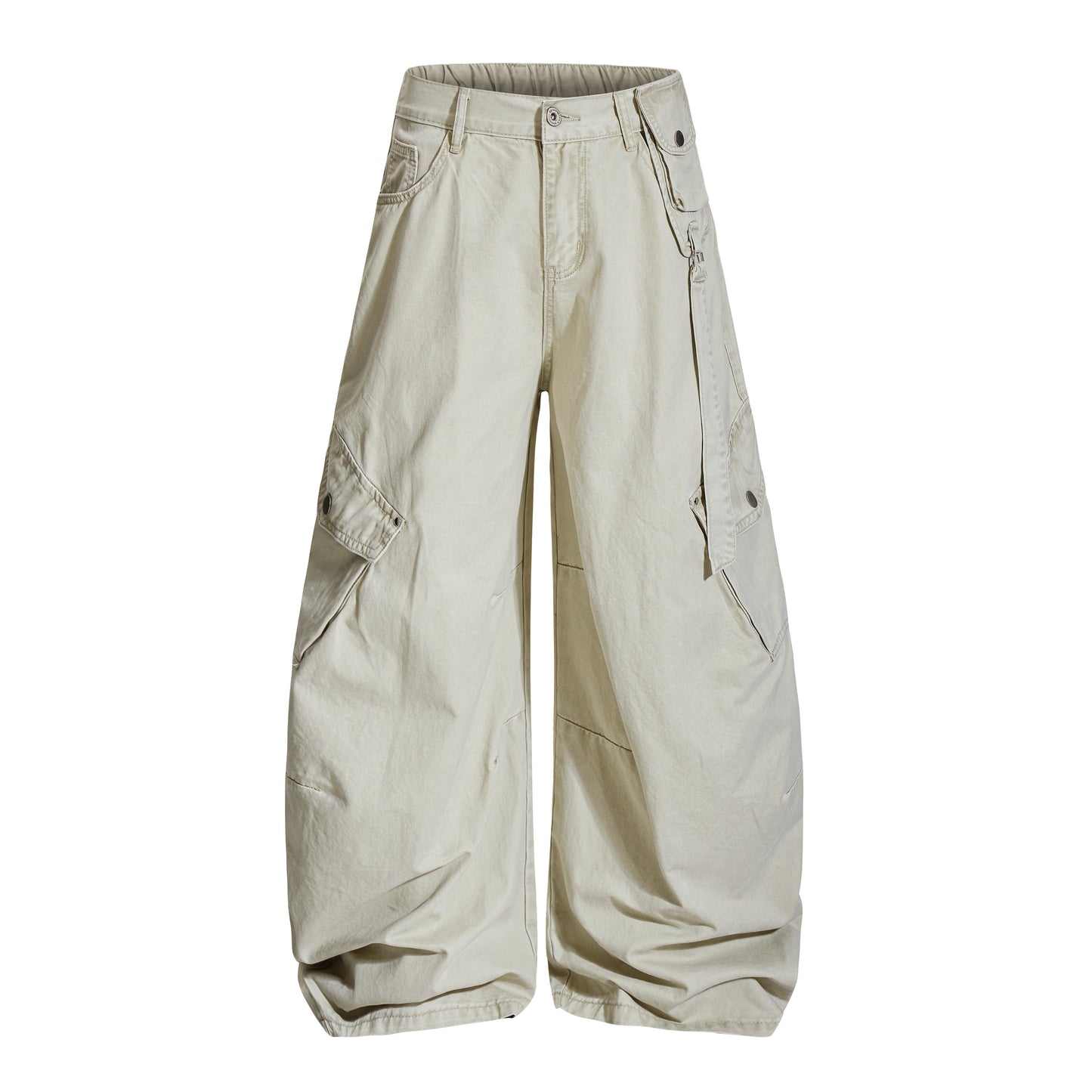 MADWITCH UTILITY SLUNG TROUSERS #H5787
