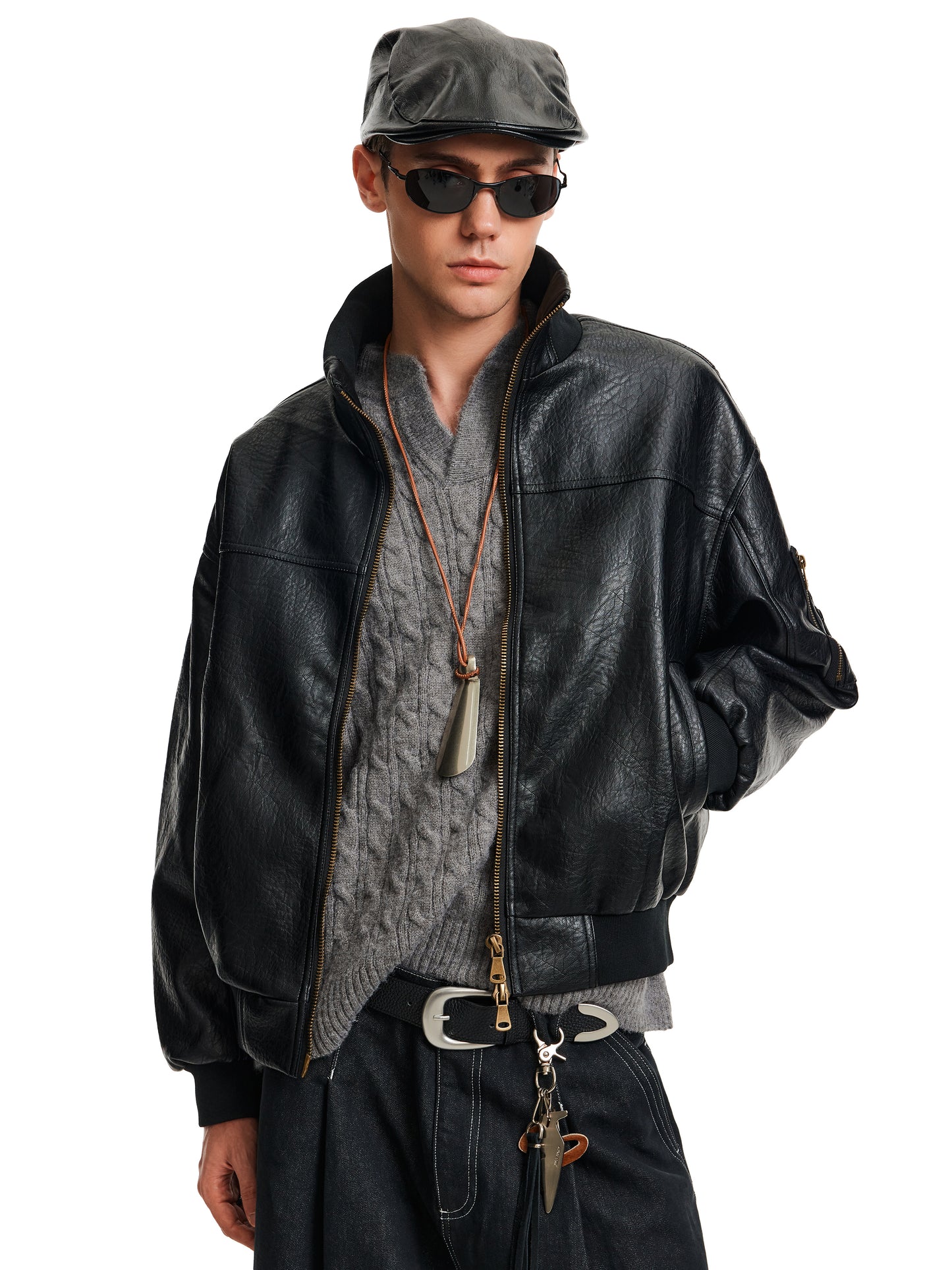 MADWITCH PATINA BOMBER COAT #256093