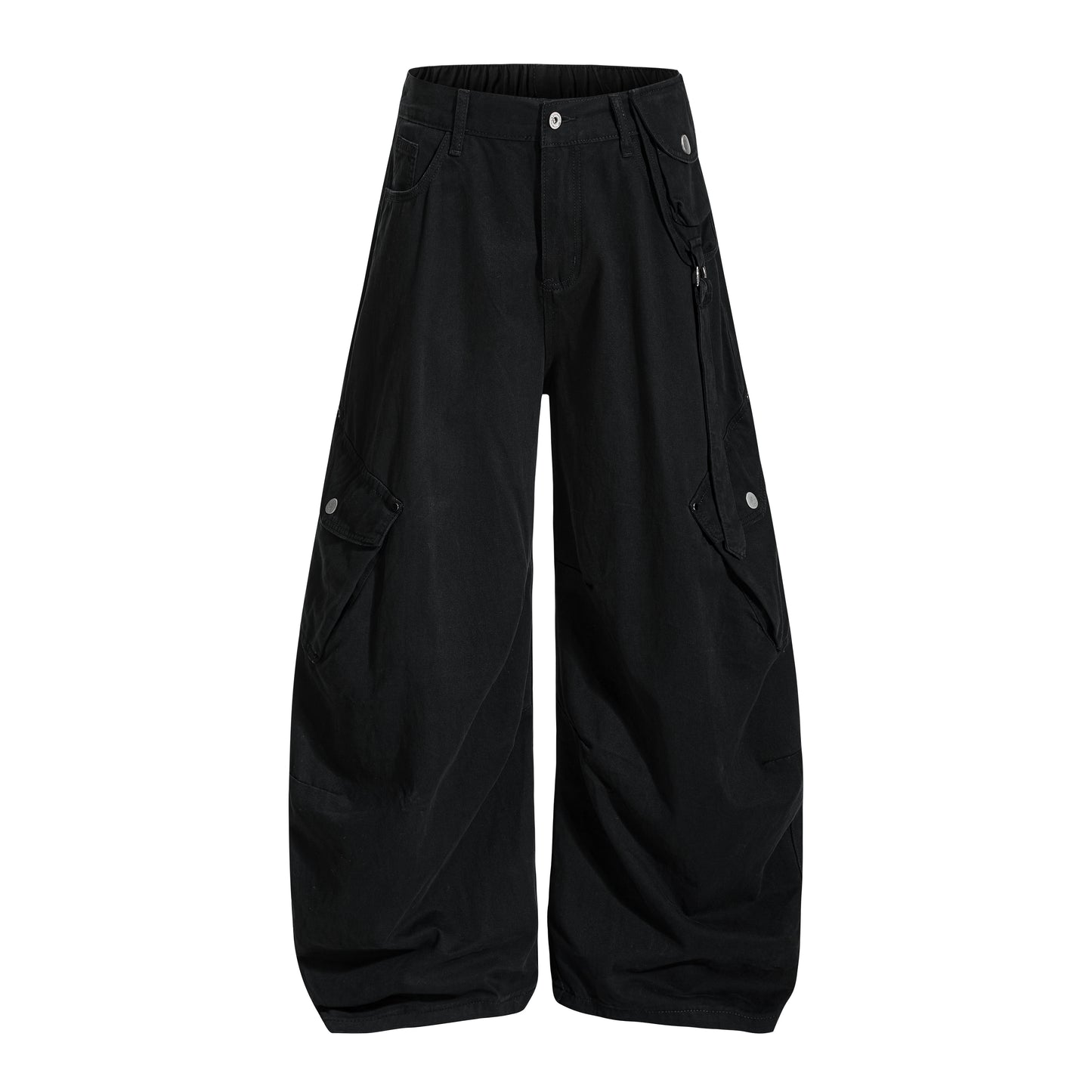 MADWITCH UTILITY SLUNG TROUSERS #H5787