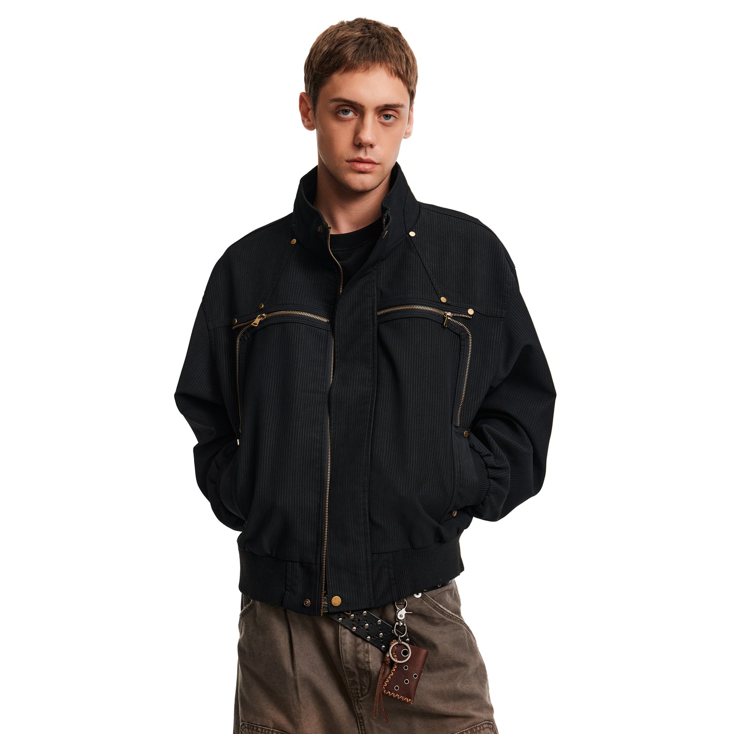 MADWITCH ZIP STRIPE JACKET #251502