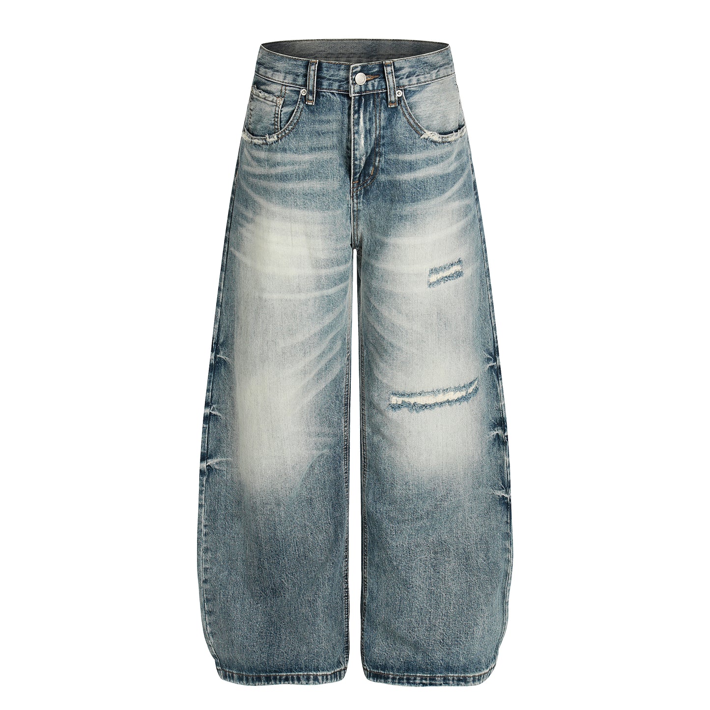 MADWITCH UNISEX INS STYLE DISTRESSED DENIM JEANS #G6867