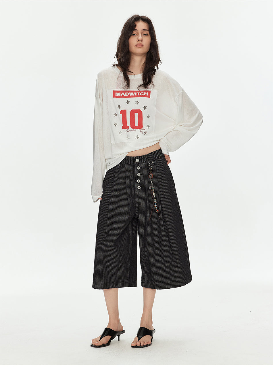 MADWITCH SHEER LONG SLEEVE TEE #WP12
