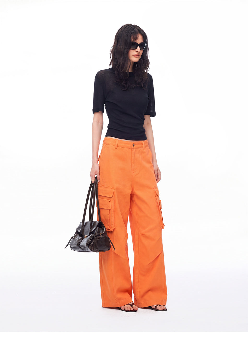 MADWITCH VINTAGE MULTI-POCKET CARGO TROUSERS #CK61102