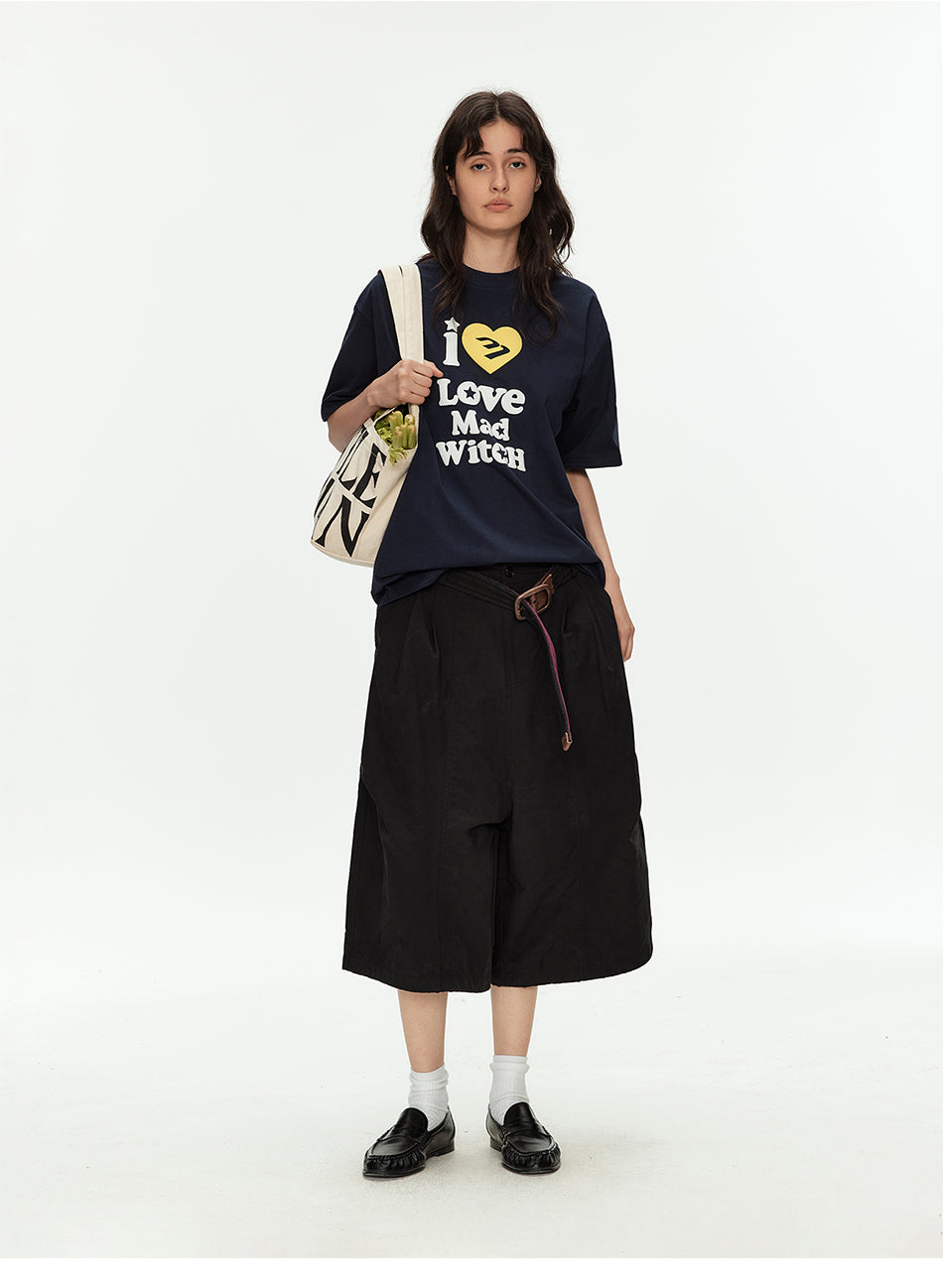 MADWITCH MESH CARGO CROP PANTS #CK276D