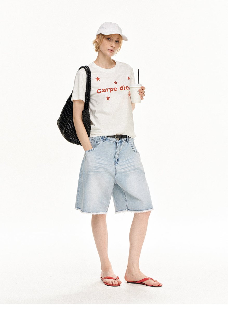 MADWITCH HIGH STREET WASHED SHORTS RK246 - MadWitch Store