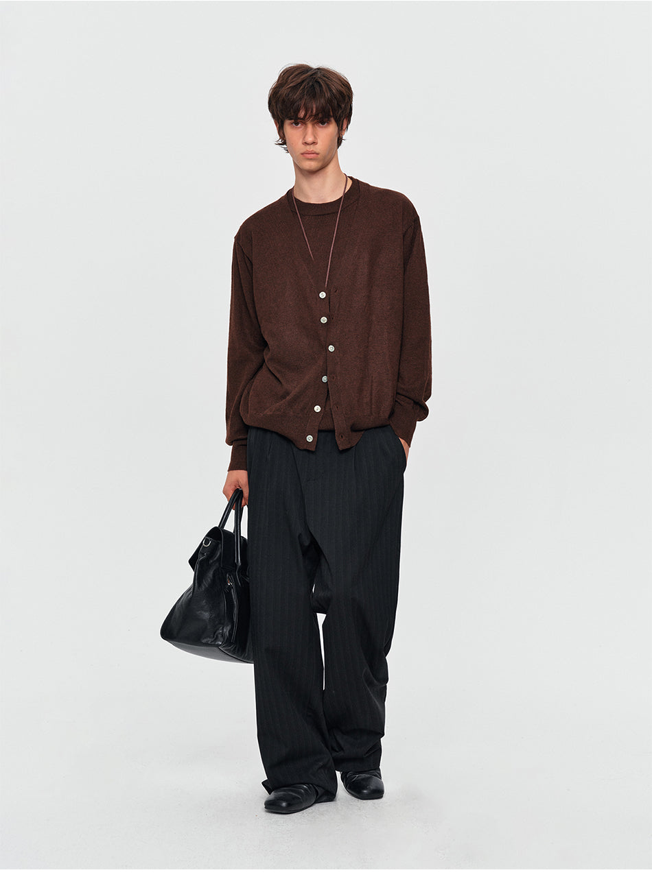 MADWITCH FAKE-TWO-PIECE KNIT SWEATER #MY2602