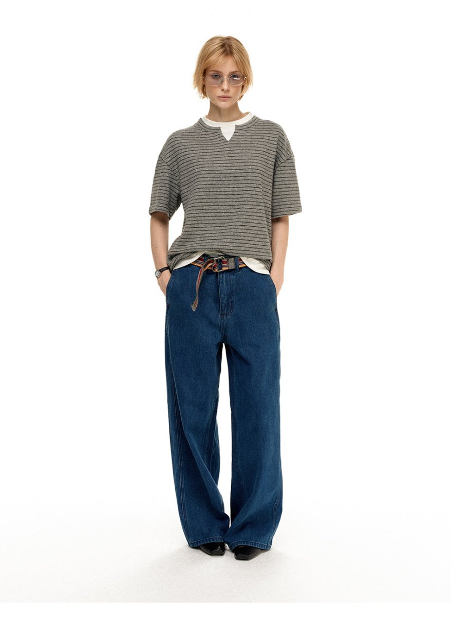 MADWITCH HEAVY WEIGHT LOOSE JEANS GPC5615 - MadWitch Store