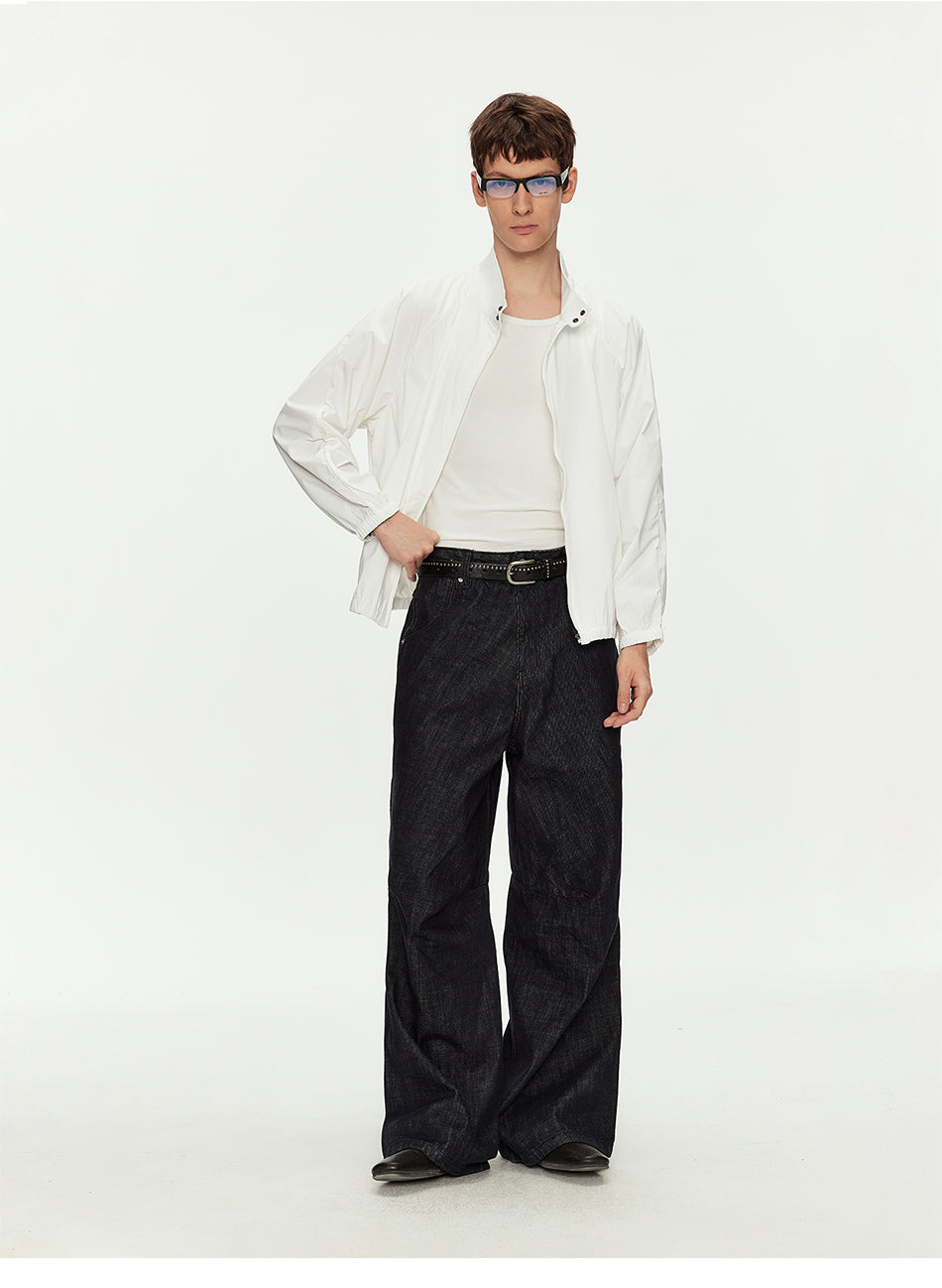 MADWITCH STAND COLLAR RAGLAN JACKET #C2642C26