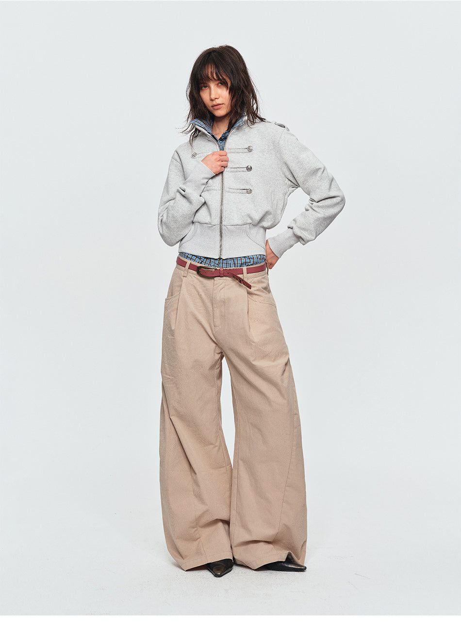MADWITCH MILITARY NAPOLEON ZIP CARDIGAN #L2026550