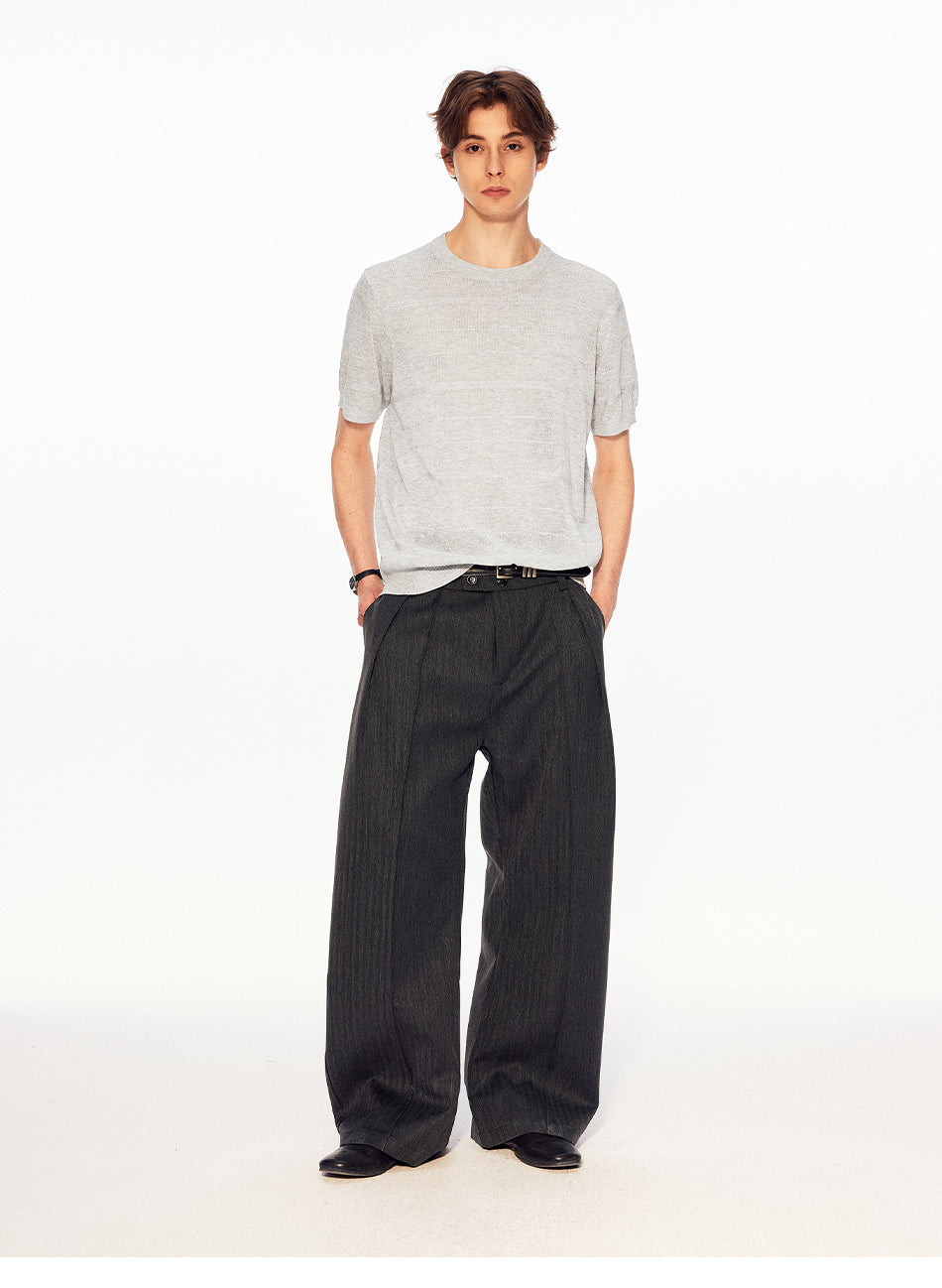 MADWITCH HERITAGE TEXTURED LINEN TEE #UTU059