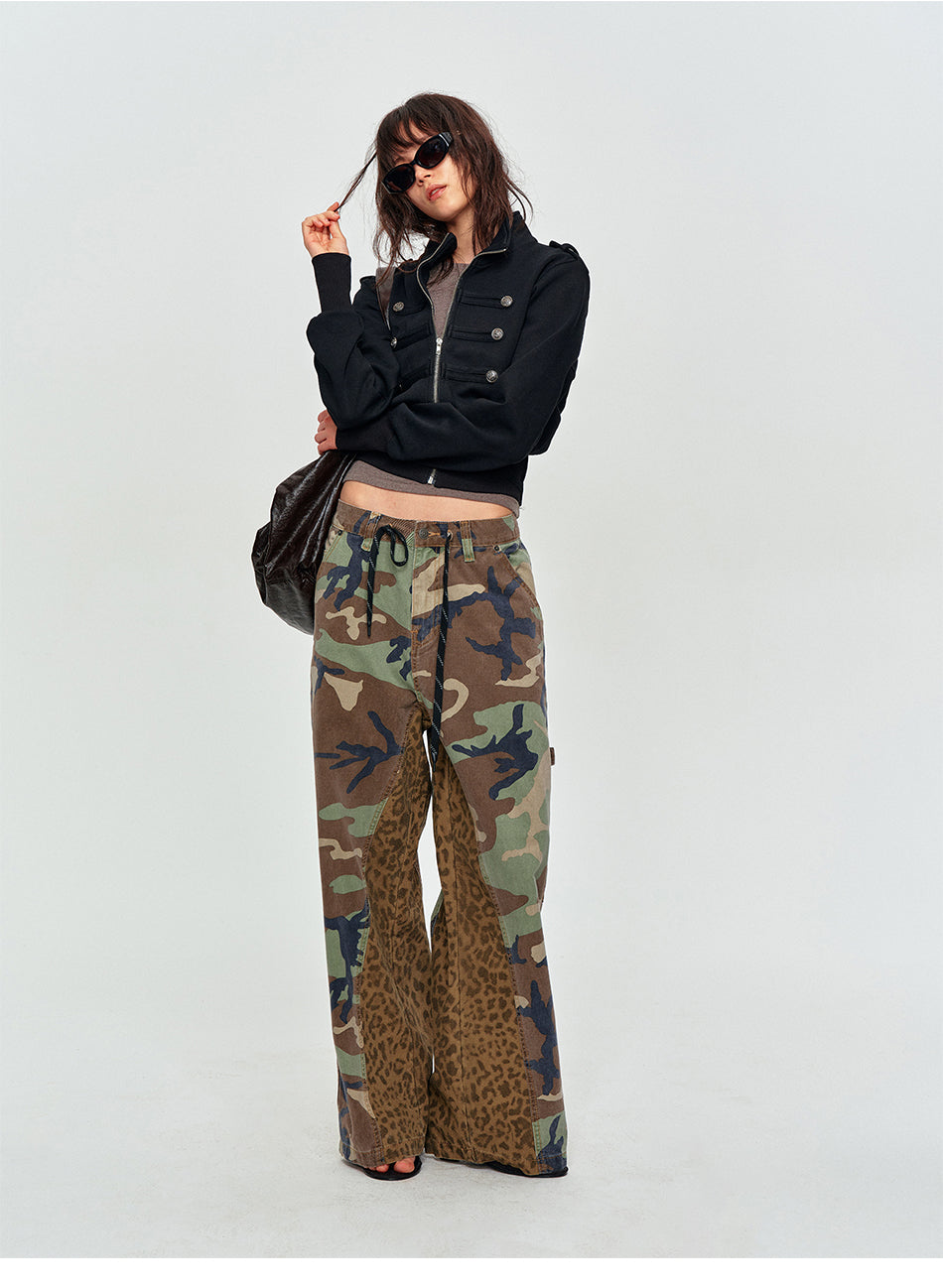 MADWITCH CAMO LEOPARD CARGO PANTS #CK3656