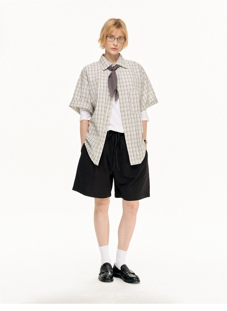 MADWITCH HERITAGE PLAID SHORTS D068 - MadWitch Store