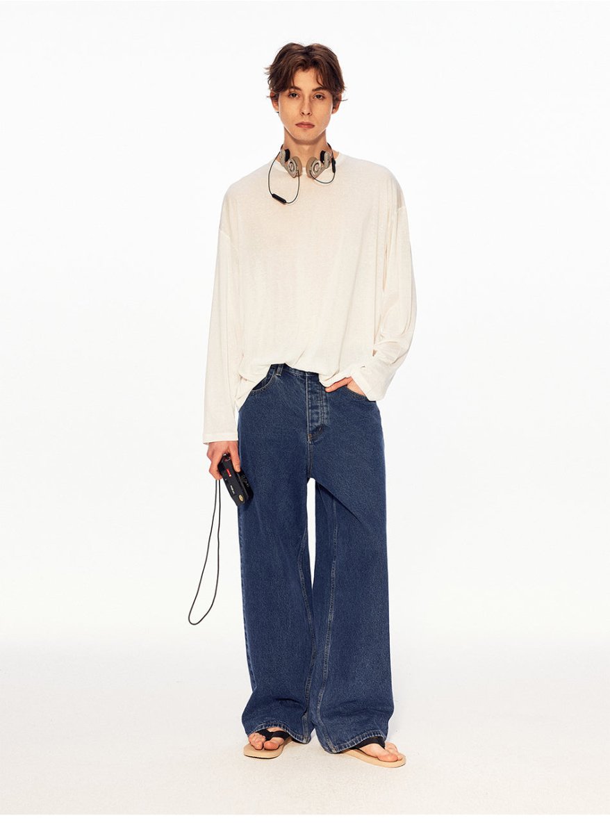 MADWITCH VINTAGE TENCEL SHEER TEE AW26092 - MadWitch Store