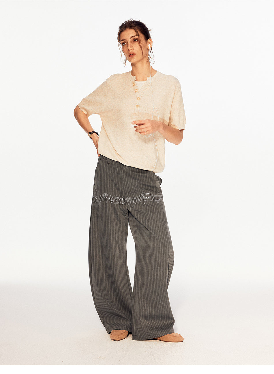 MADWITCH MUSICAL NOTE TROUSERS #CK61001