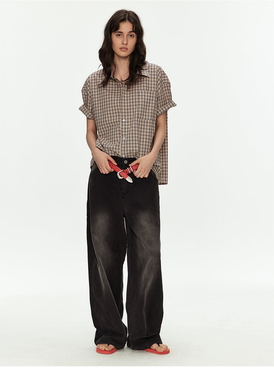 MADWITCH VINTAGE WIDE LEG JEANS #CK3629
