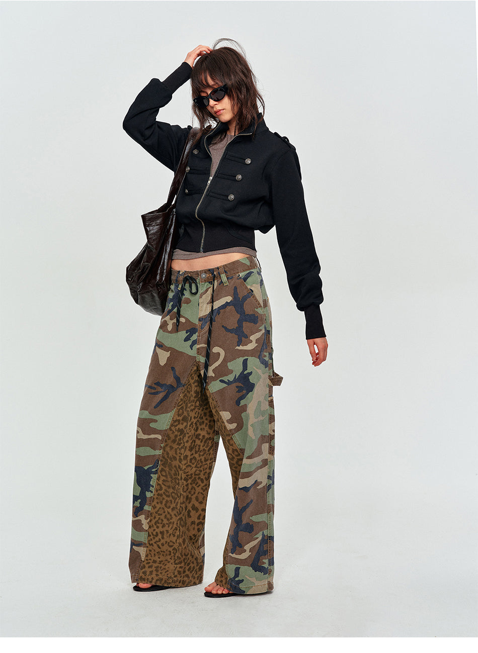 MADWITCH CAMO LEOPARD CARGO PANTS #CK3656