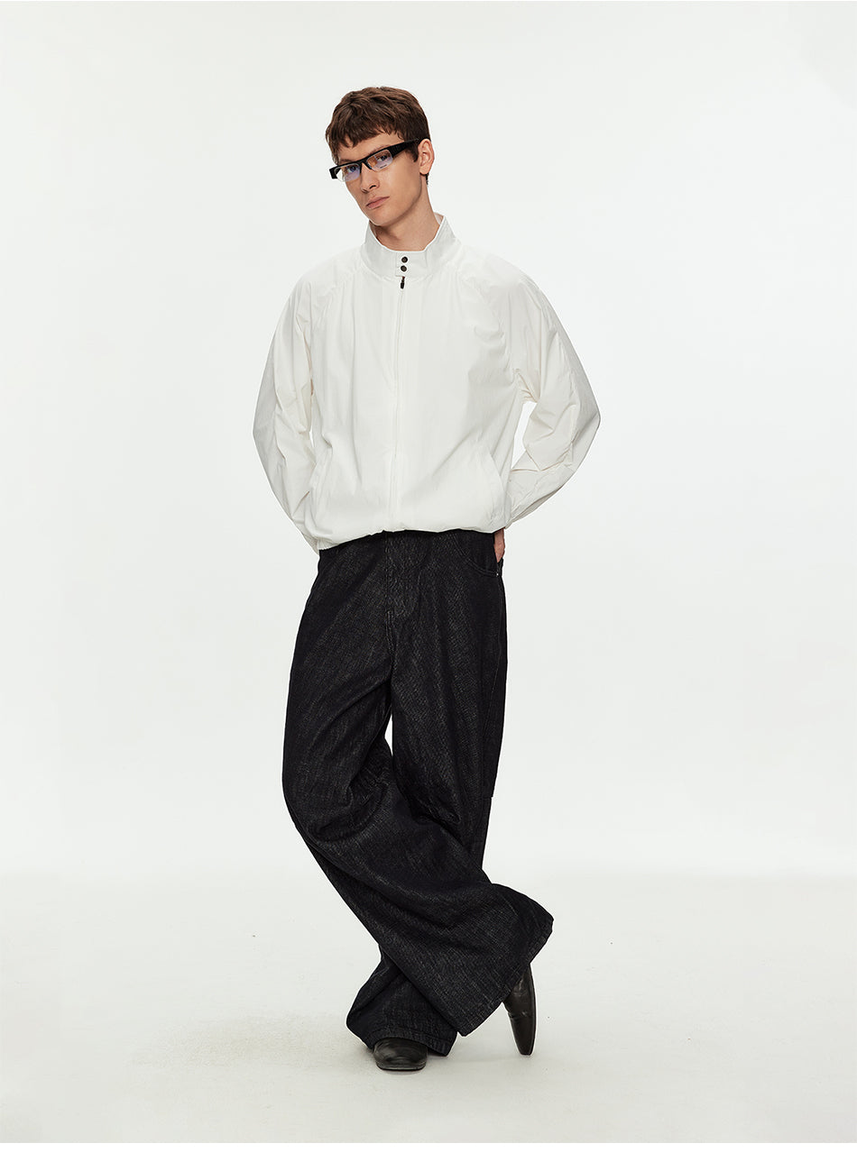MADWITCH STAND COLLAR RAGLAN JACKET #C2642C26
