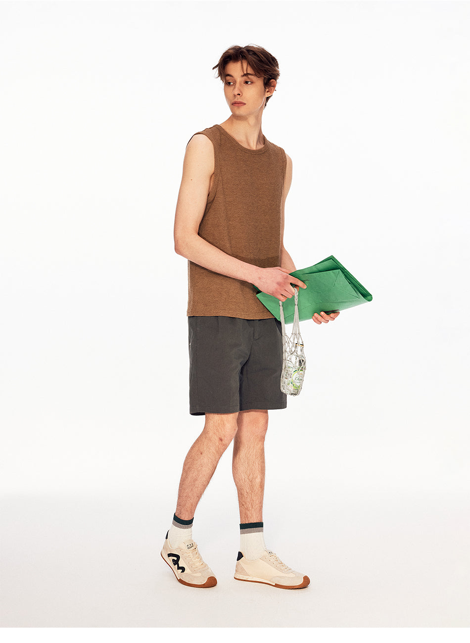 MADWITCH TEXTURED SLEEVELESS TOP #UTU067