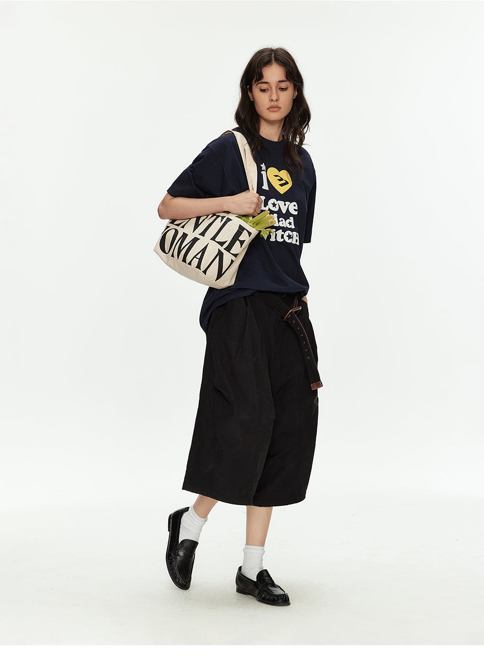MADWITCH MESH CARGO CROP PANTS #CK276D