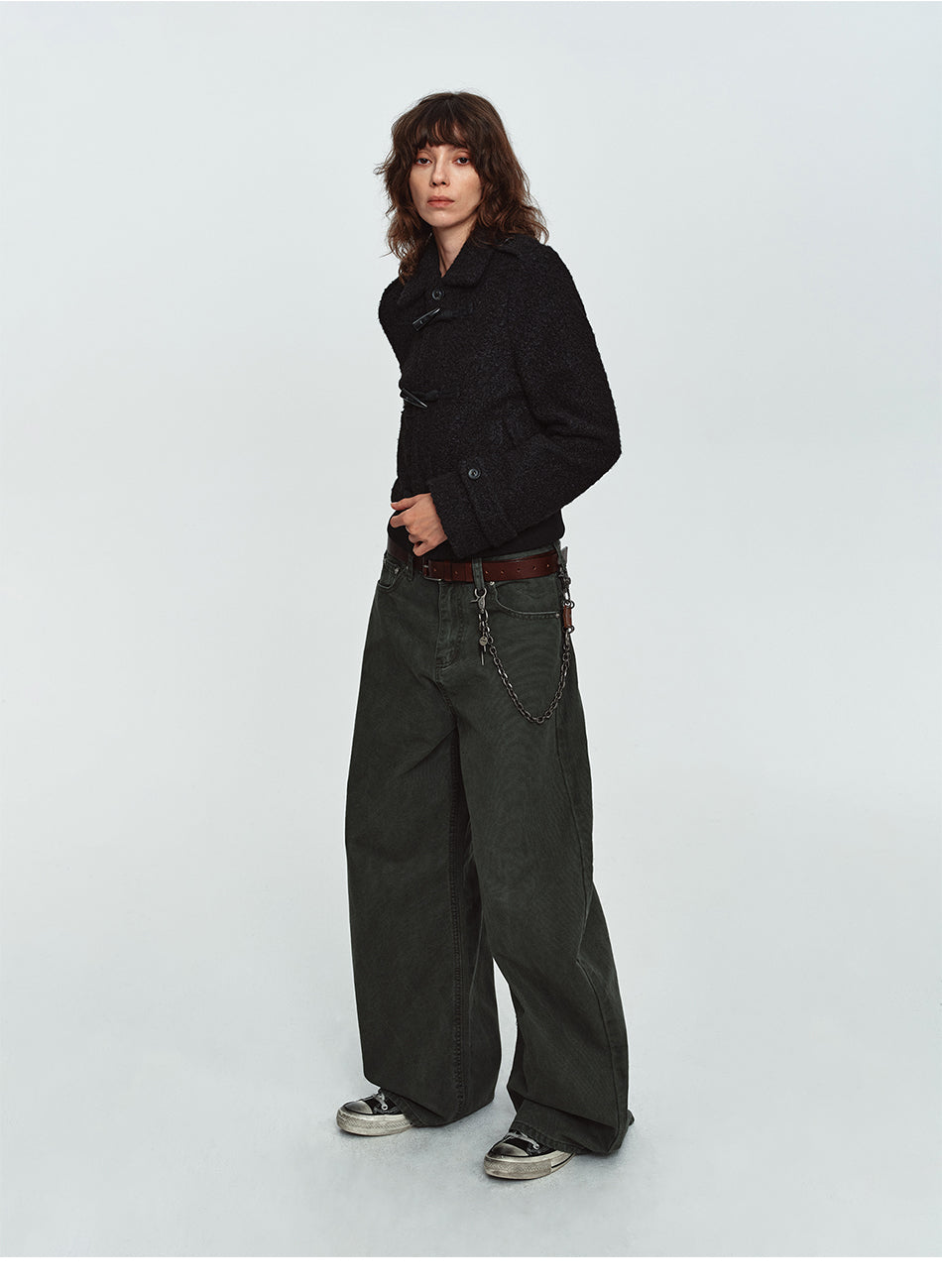 MADWITCH TOGGLE-BUTTON WOOLEN JACKET #CW1372