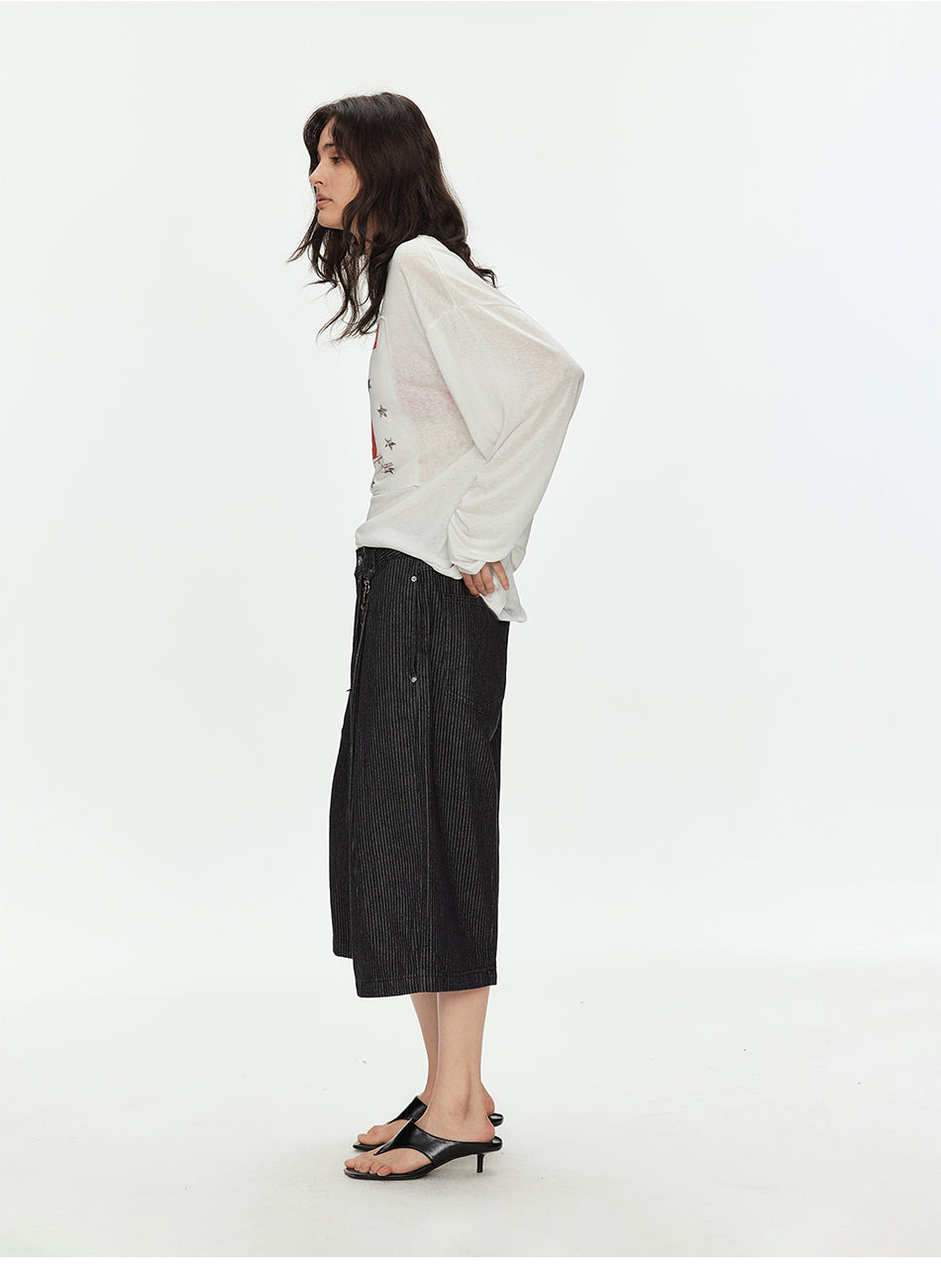 MADWITCH SHEER LONG SLEEVE TEE #WP12