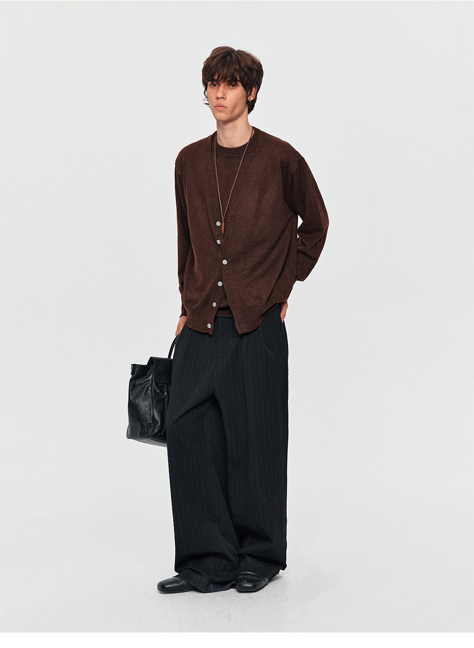 MADWITCH FAKE-TWO-PIECE KNIT SWEATER #MY2602