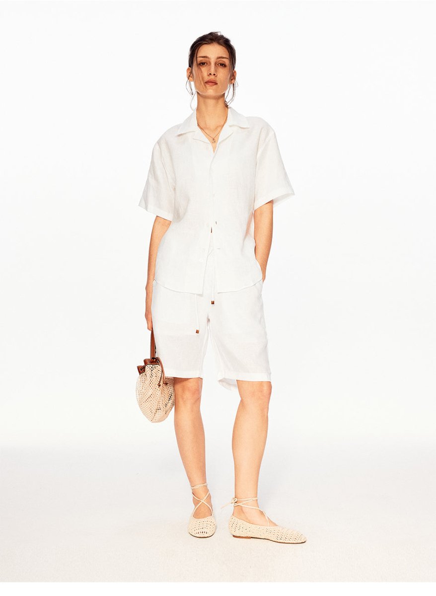 MADWITCH VINTAGE LINEN SEAGULL SHIRT 36510 - MadWitch Store