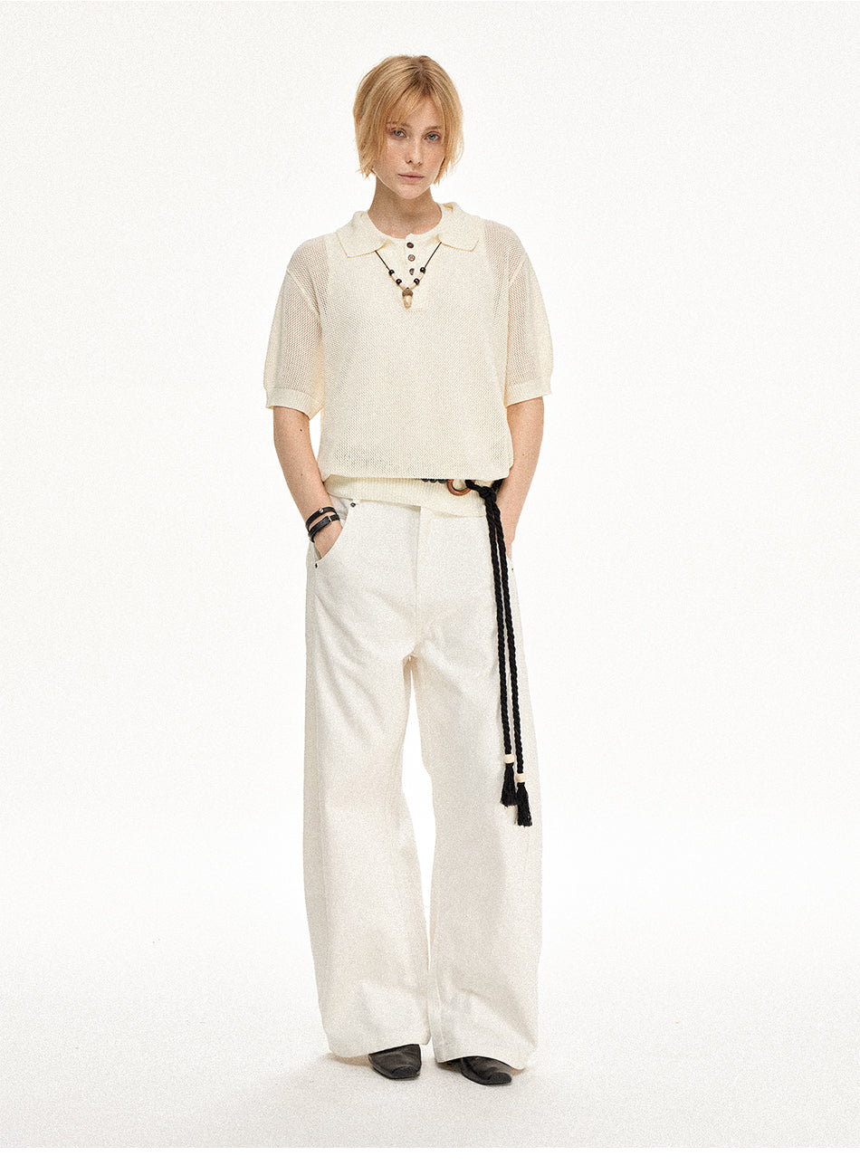 MADWITCH HERITAGE MESH POLO SHIRT #AB1172