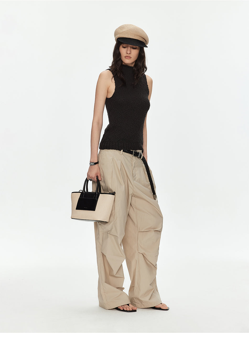 MADWITCH LYCELL BLEND LOOSE CARGO PANTS #CK61015