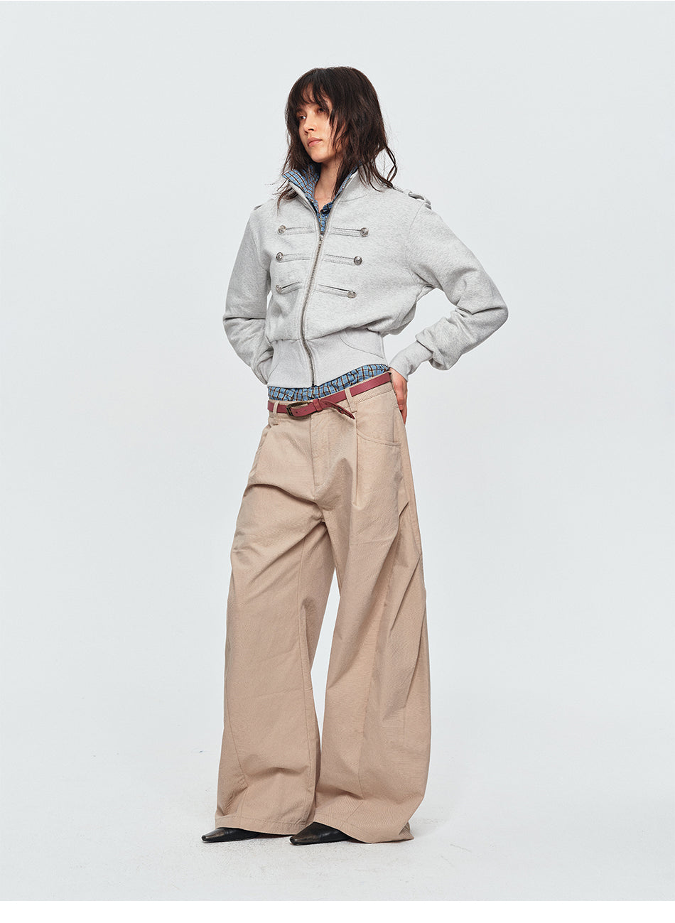 MADWITCH MILITARY NAPOLEON ZIP CARDIGAN #L2026550