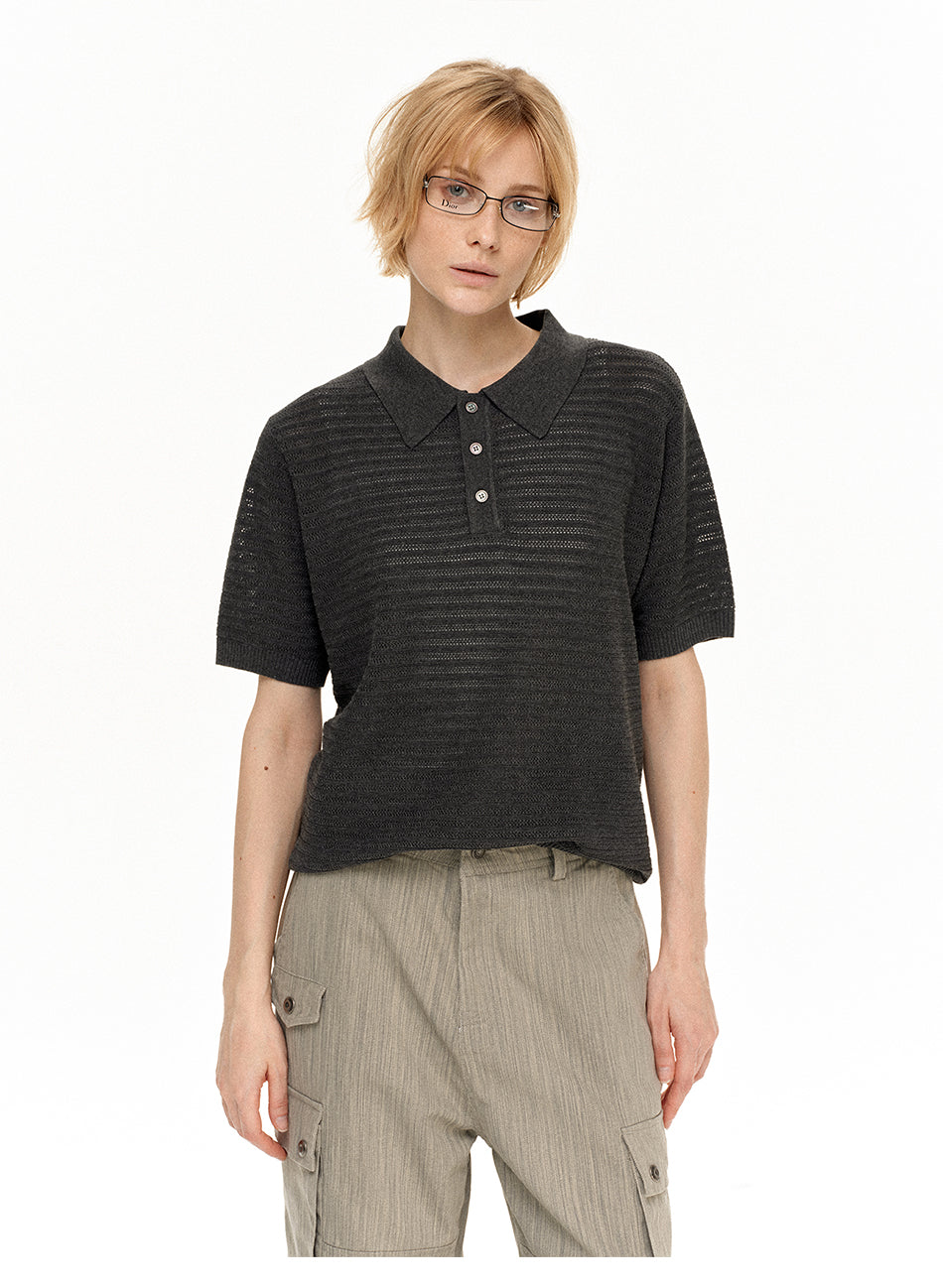 MADWITCH AMERICAN POLO STRIPE TEE #MAD001