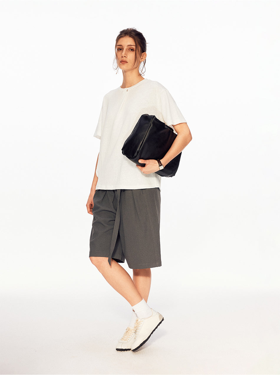 MADWITCH SINGLE BUTTON RELAXED TEE #UTU053